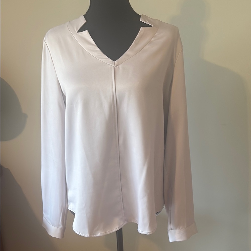 Chic Pale Pink Women's Blouse